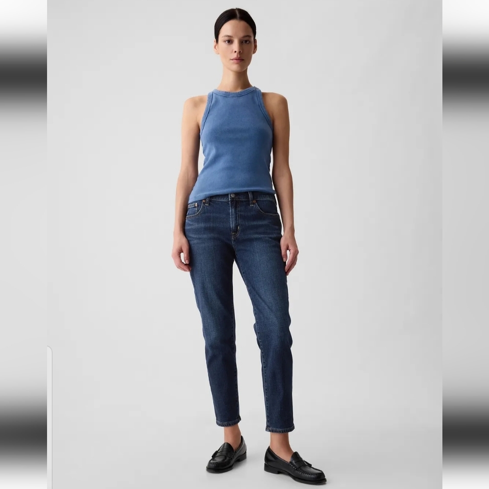 d.Jeans Straight High Rise Girlfriend Jeans